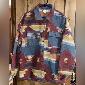 Aztec Print Jacket